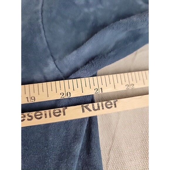 The Mountain Wolf Moon Shirt Mens L Tie Dye Blue Nature Woods Animal Fierce EUC - Picture 11 of 12